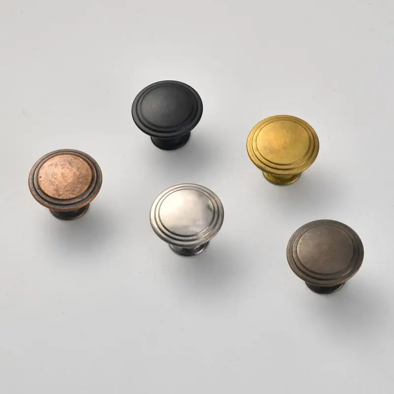 Single Hole Handle Bronze Black Cabinet: Shoe Cabinet Mushroom Door Handle Simple Drawer Round Furniture
