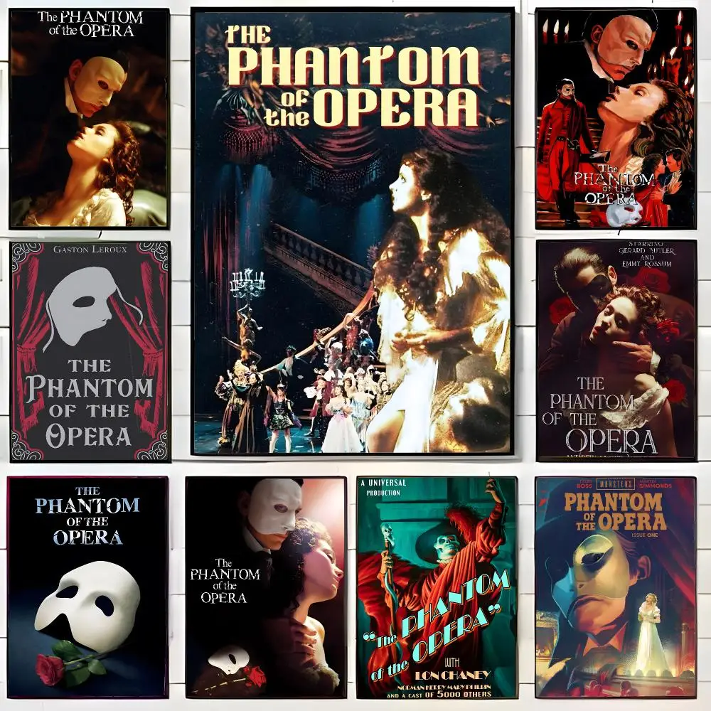 dramatic musical T-The Phantom of the Opera Poster Wall Art Print Decorative Mural Home Decor Gift Unframed