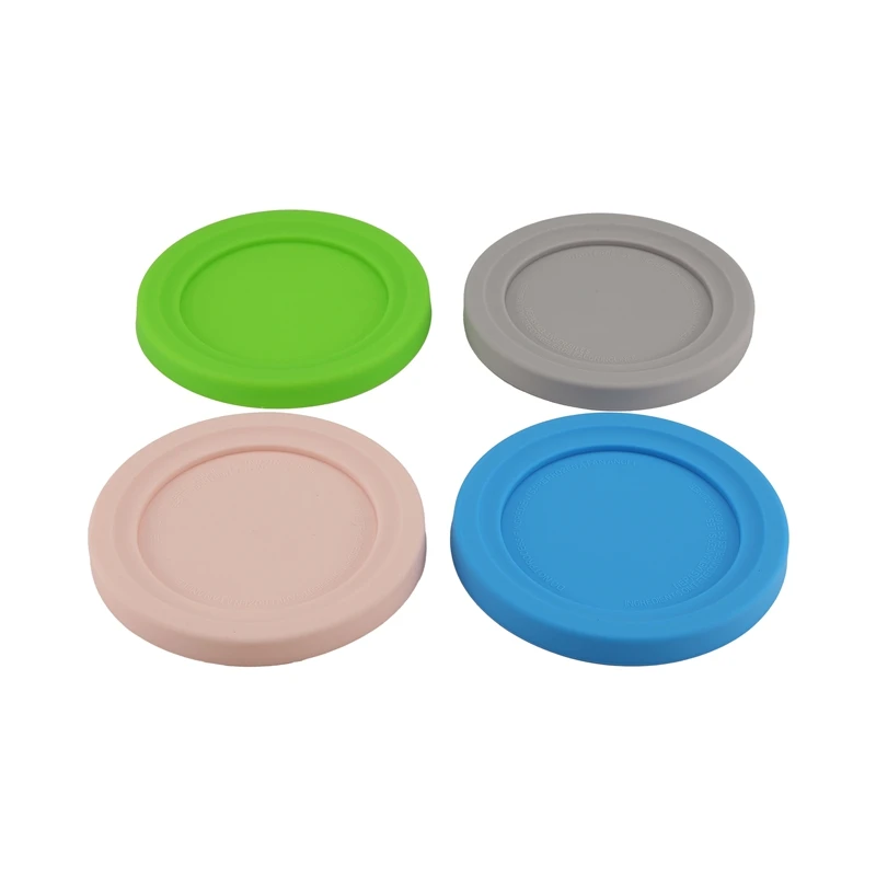 4Pcs Round Lids Replacement, Can Lids Covers For Ninja Creami NC299AMZ NC300 NC301 Series Ice Cream Containers Lids