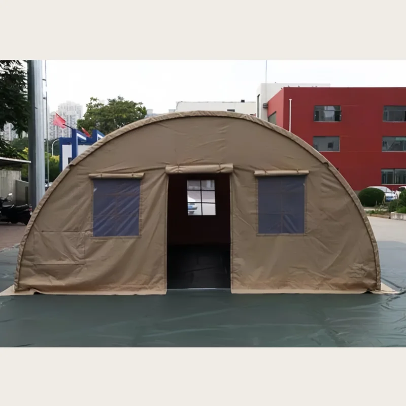 Waterproof Canvas Dome Roof Shelter For Camping And Warehouse Storage Arch Tent Design