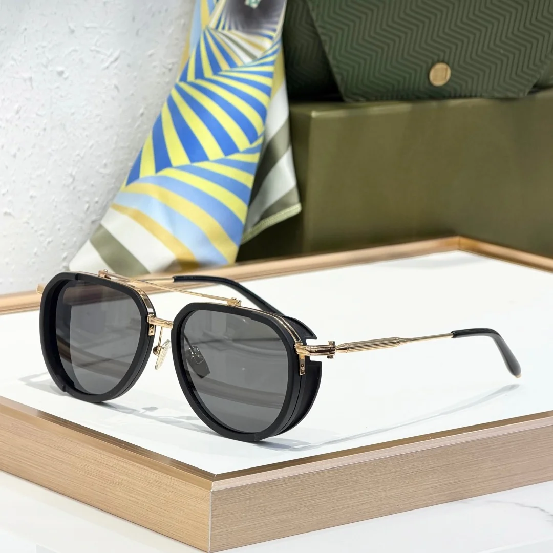 

AKO ECHO AKS-525 59-17-147 Top Quality Mens Sunglasses for Women Classic Punk Luxury Acetate UV400 Designer Sunglasses with box