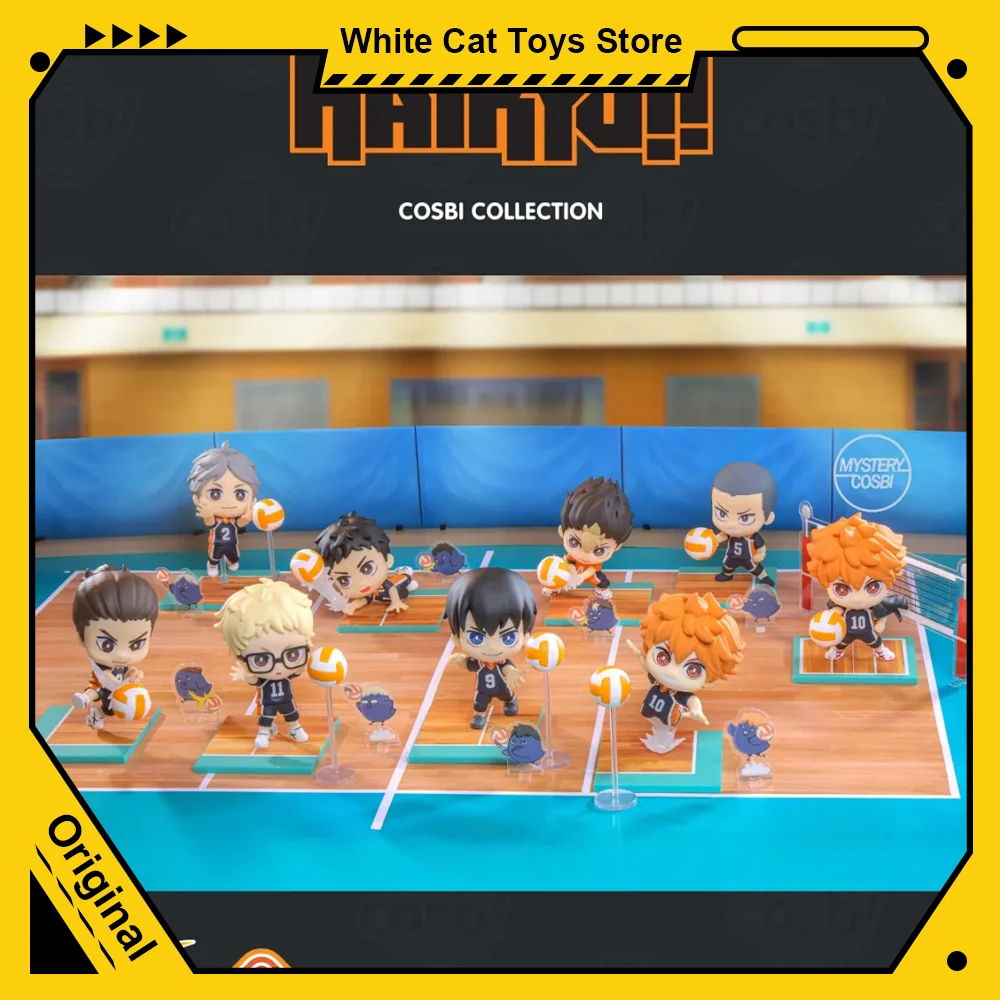 

Горячие игрушки Haikyu слепая коробка Kawaii Hinata Shoyo фигурка-сюрприз сумка аниме фигурки коллекция модель загадочная коробка милые куклы