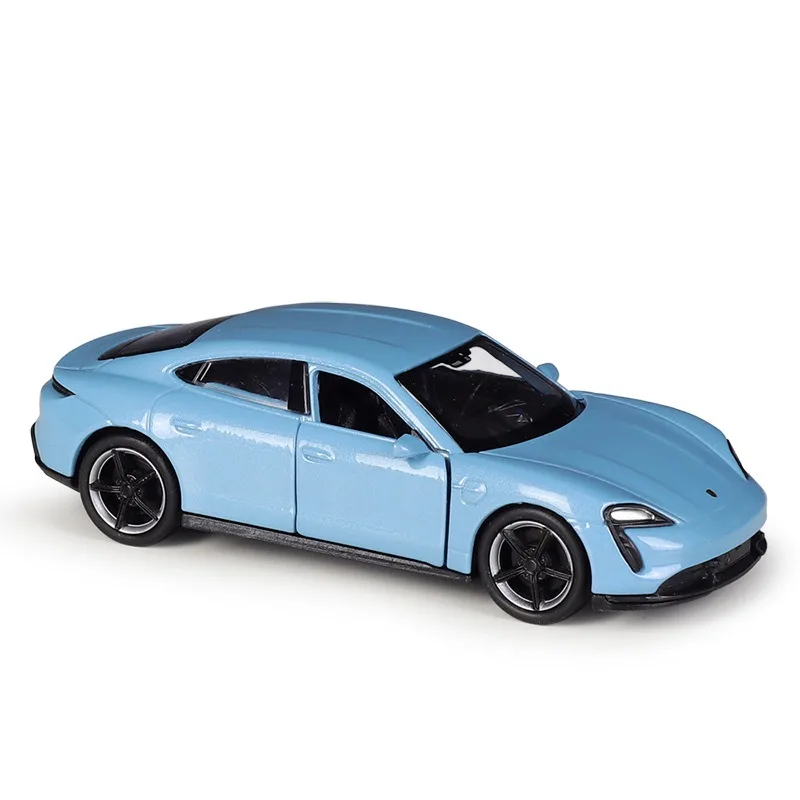 WELLY 1:34-36-39 Porsche Taycan Turbo S Car Model Simulated Alloy Toy Car Model Finished Hobbies Collection Ornaments Boy Gifts