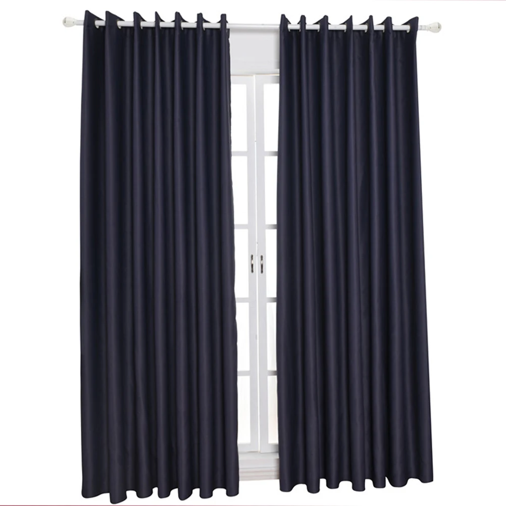 

1pcs Blackout Curtains 100X130 Polyester Flower Print Sheer Window Curtain For Bedroom Bathroom Decor Window