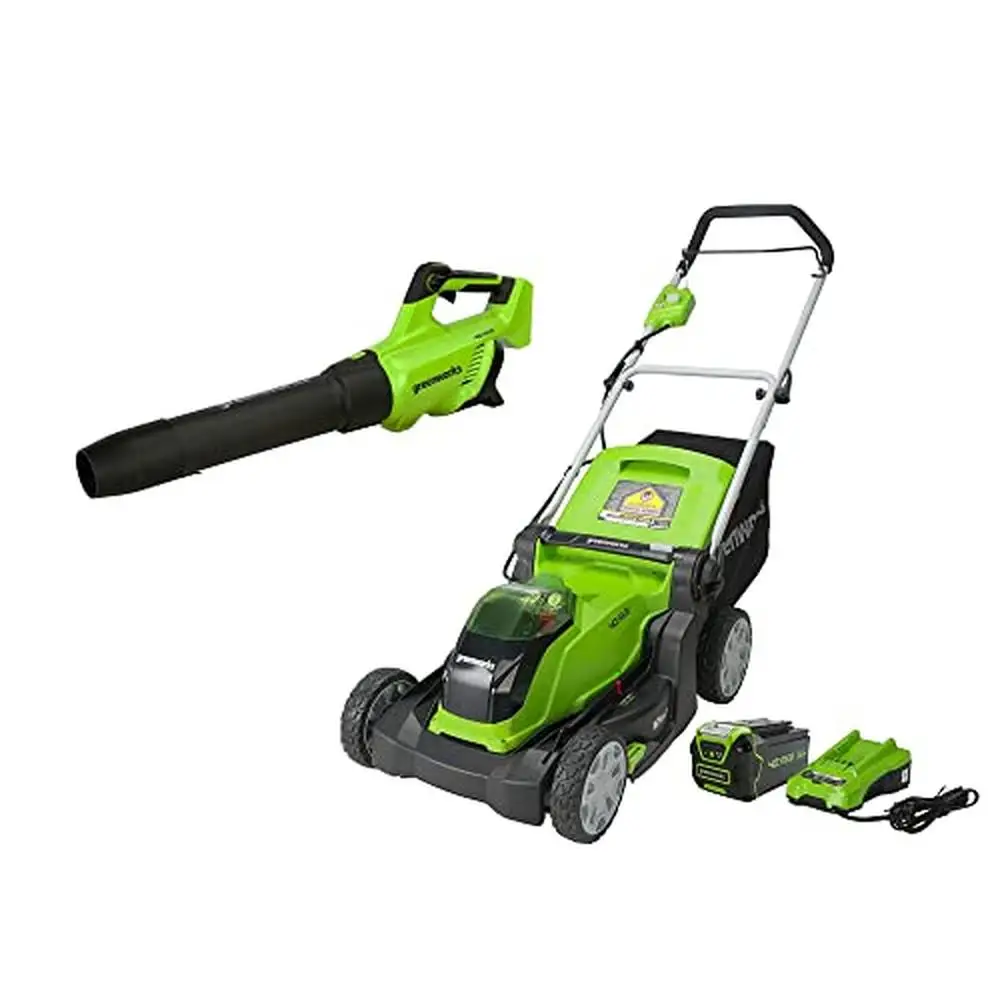 40V Electric Lawn Mower & Leaf Blower Set 17