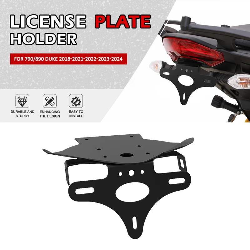 

For Ducati Multistrada 1200 / 1200S 2010-2012-2013-2014 Motorcycle License Plate Rear Bracket Relocation Fender Eliminator Kit