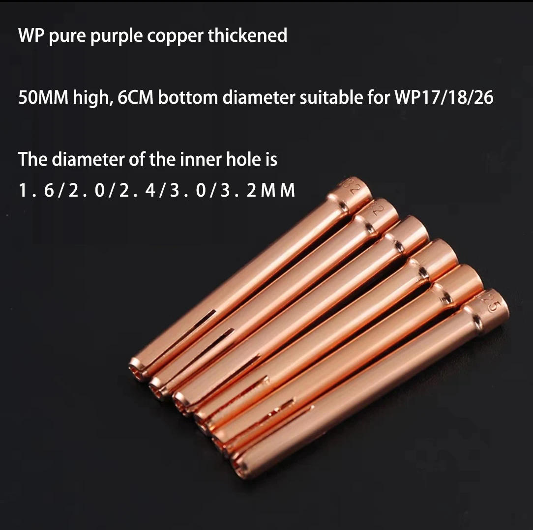 Tungsten Electrode Clip Copper Clip Argon Arc Welding Torch Accessories Sandwich 1.6 Tungsten Needle