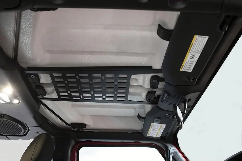LUMA 4x4 Steel Overhead MOLLE Panel Accessories For Jeep Wrangler JL 2018+ Gladiator JT