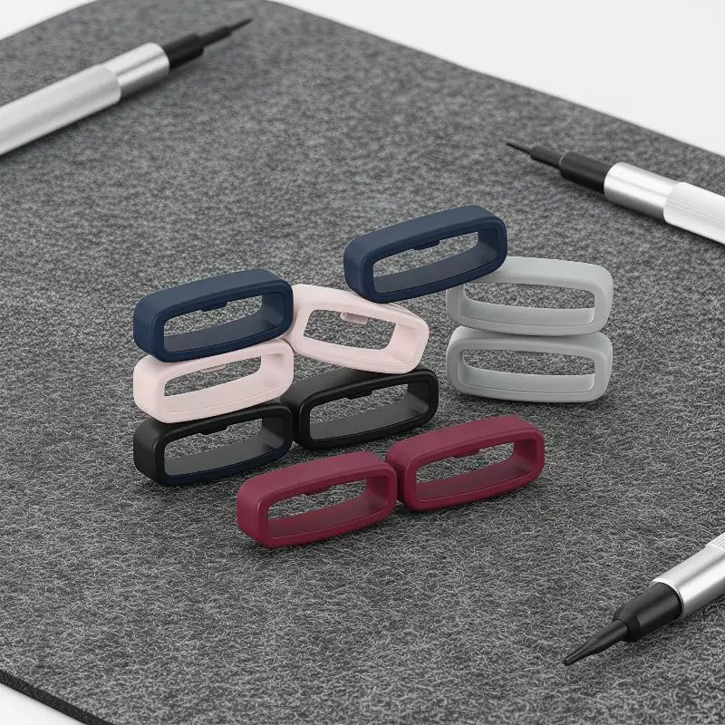 10Pcs Silicone Watch Band Keeper Holder Loop 18mm 20mm 22mm Strap Activity Ring Smartwatch Accessories Watchband Ring