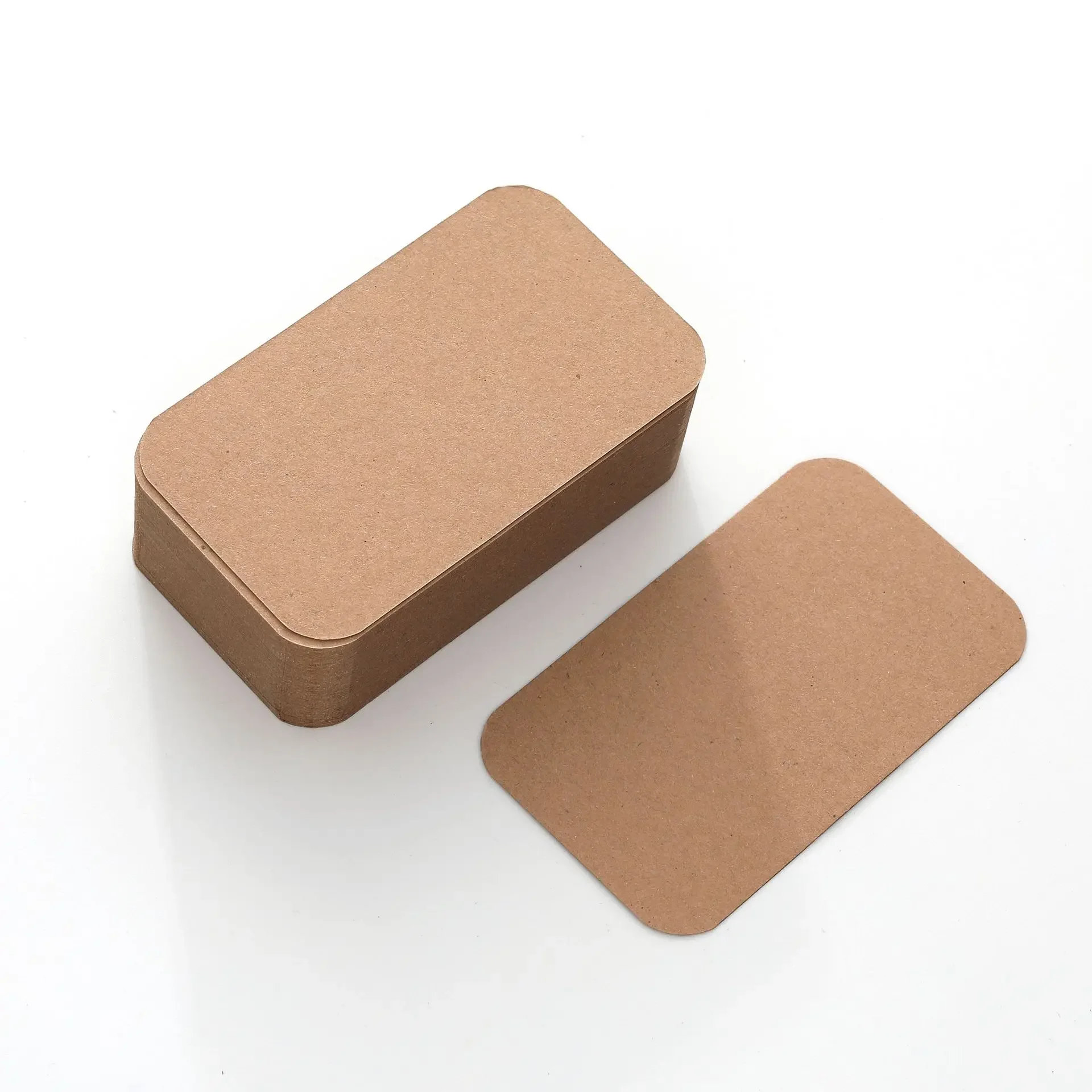 100/50/20PCS Kleur Kraftpapier Kaart Retro Dubbelzijdig Woord Kaart DIY Postkaart Gift Groet uitnodigingskaart Opmerking Bericht Kaart