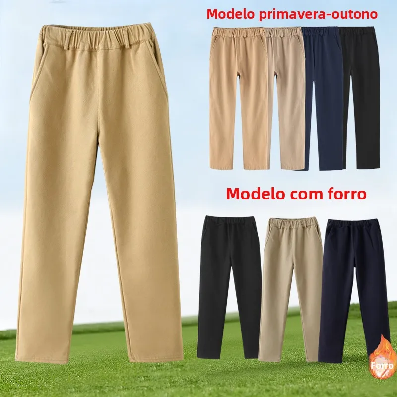 warm-fleece-lined-golf-sports-pants-for-kids-casual-elastic-waist-loose-fit-boys-girls-autumn-winter-long-trousers