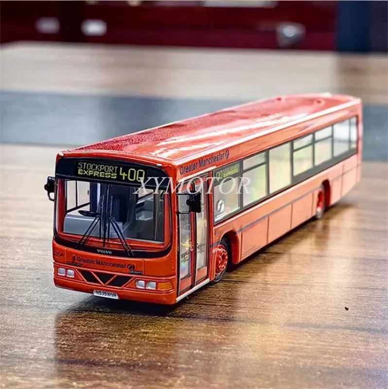 CORGI 1/76 para Volvo B10B London City Bus Diecast modelo autobús coche naranja/azul juguetes regalos Hobby exhibición adornos colección