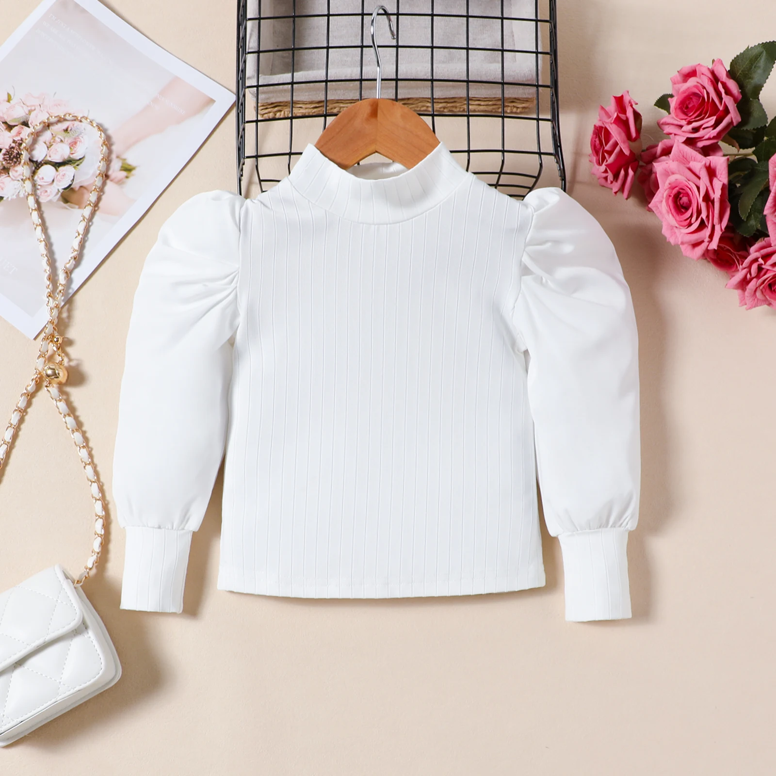 Girls Puff Sleeve Set 2