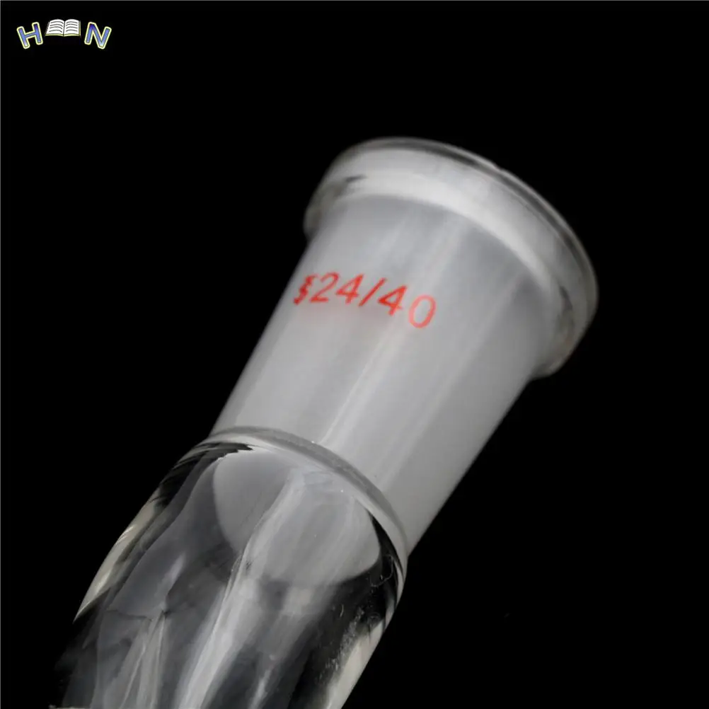 24/40 Glass Straight Tube Vacuum Take-off Adapter Gas Inlet Adapter Lab Glassware Lab Supplies