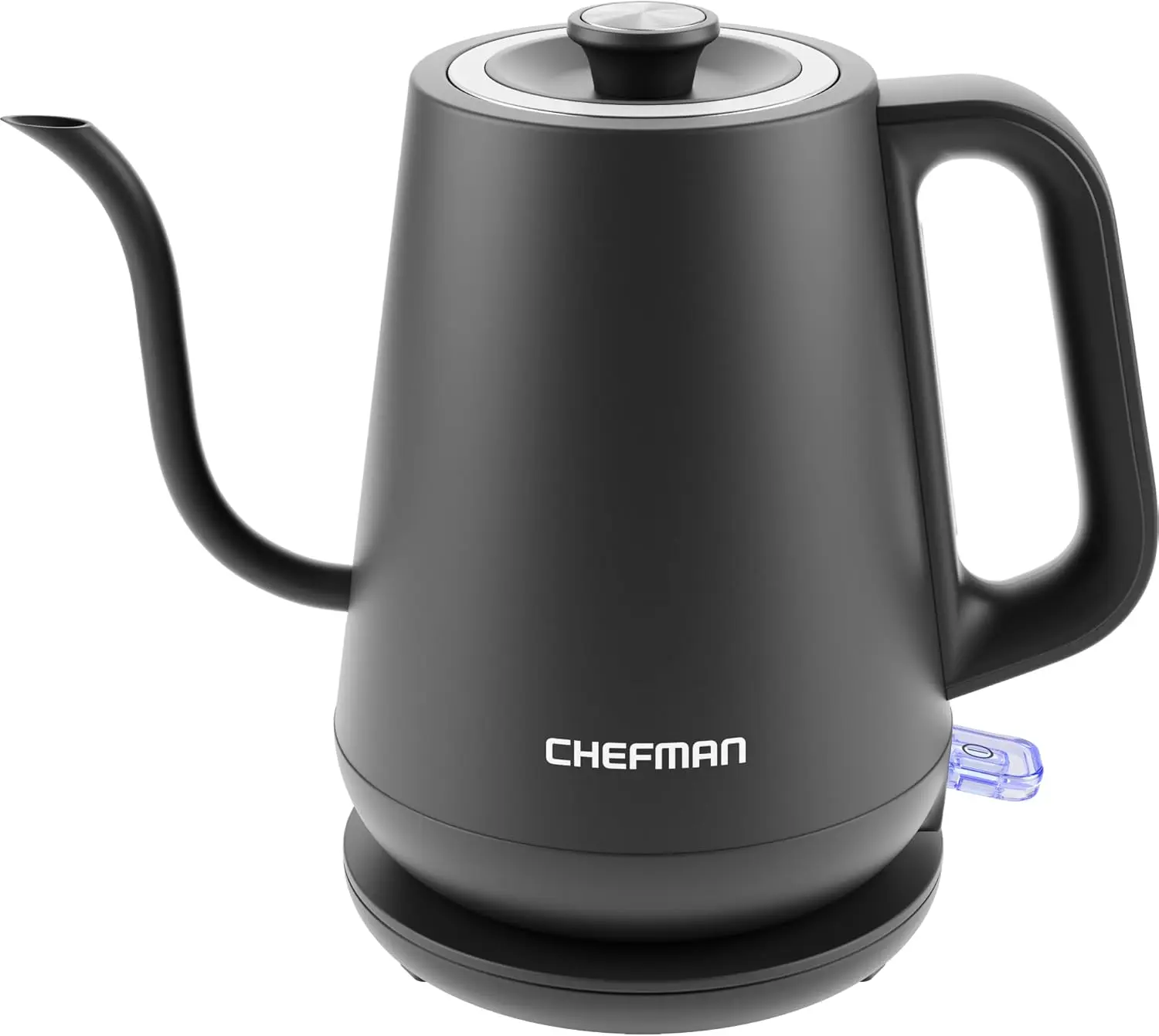 

Gooseneck Electric Kettle 0.8L, Fast Boil for Coffee & Tea, Auto Shut-Off, Cordless Pouring - Black