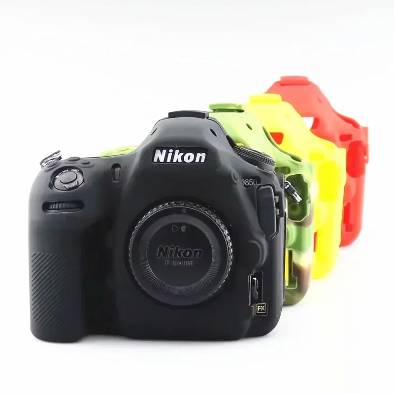 Silicone rubber bag For Nikon D810 D850 D7500 D3400 d3500 D750 D7100 protective body case skin DSLR camera rubber cover bag soft