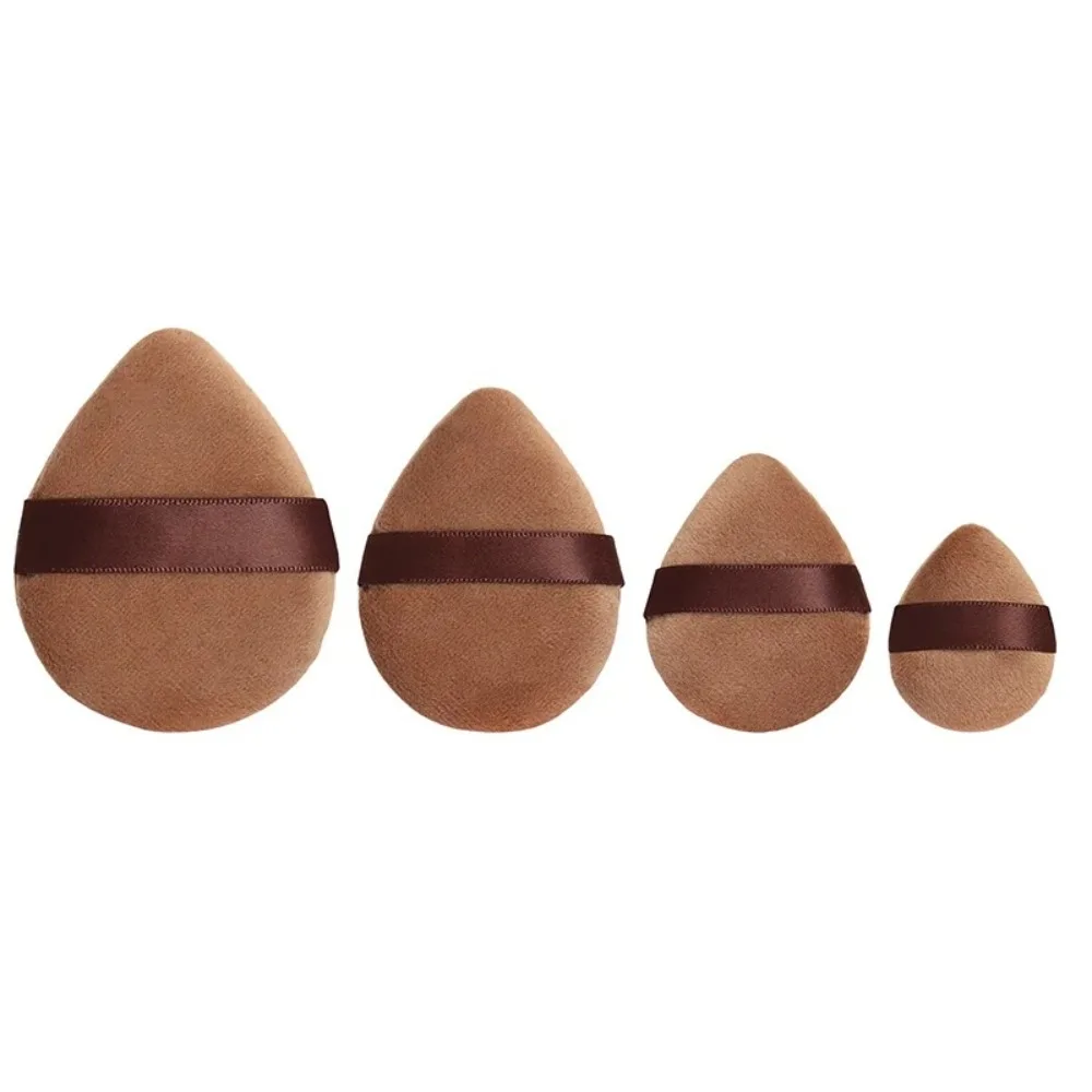 4/8 Stück tragbare professionelle kosmetische Puderquaste, superweiche, trockene und nasse Verwendung, Fingerquaste, bequeme Mini-Puderquasten