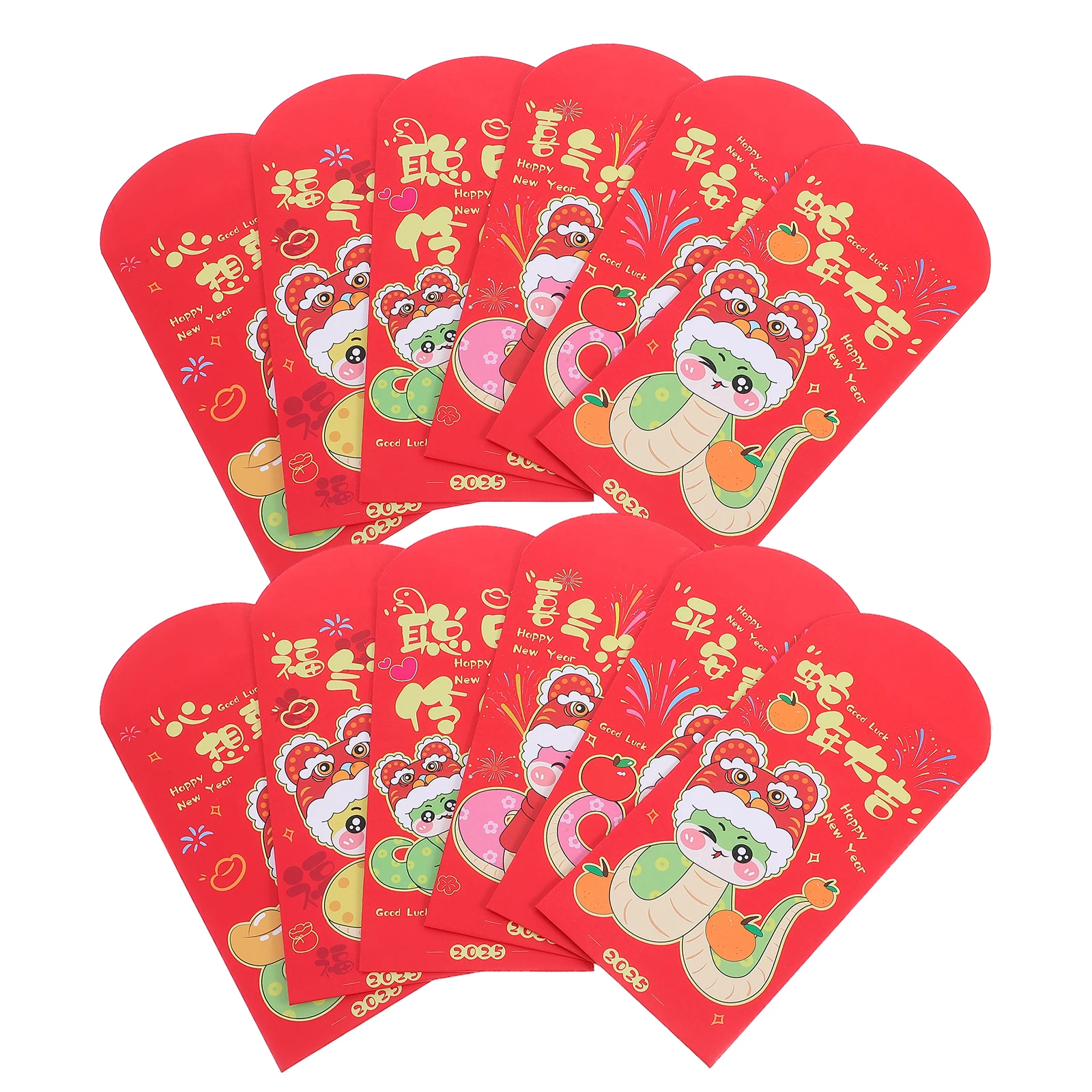 

30pcs Red Envelopes Snake Theme Thick Paper Lucky Money Pouches Ideal for Chinese New Year Weddings Birthdays Graduations