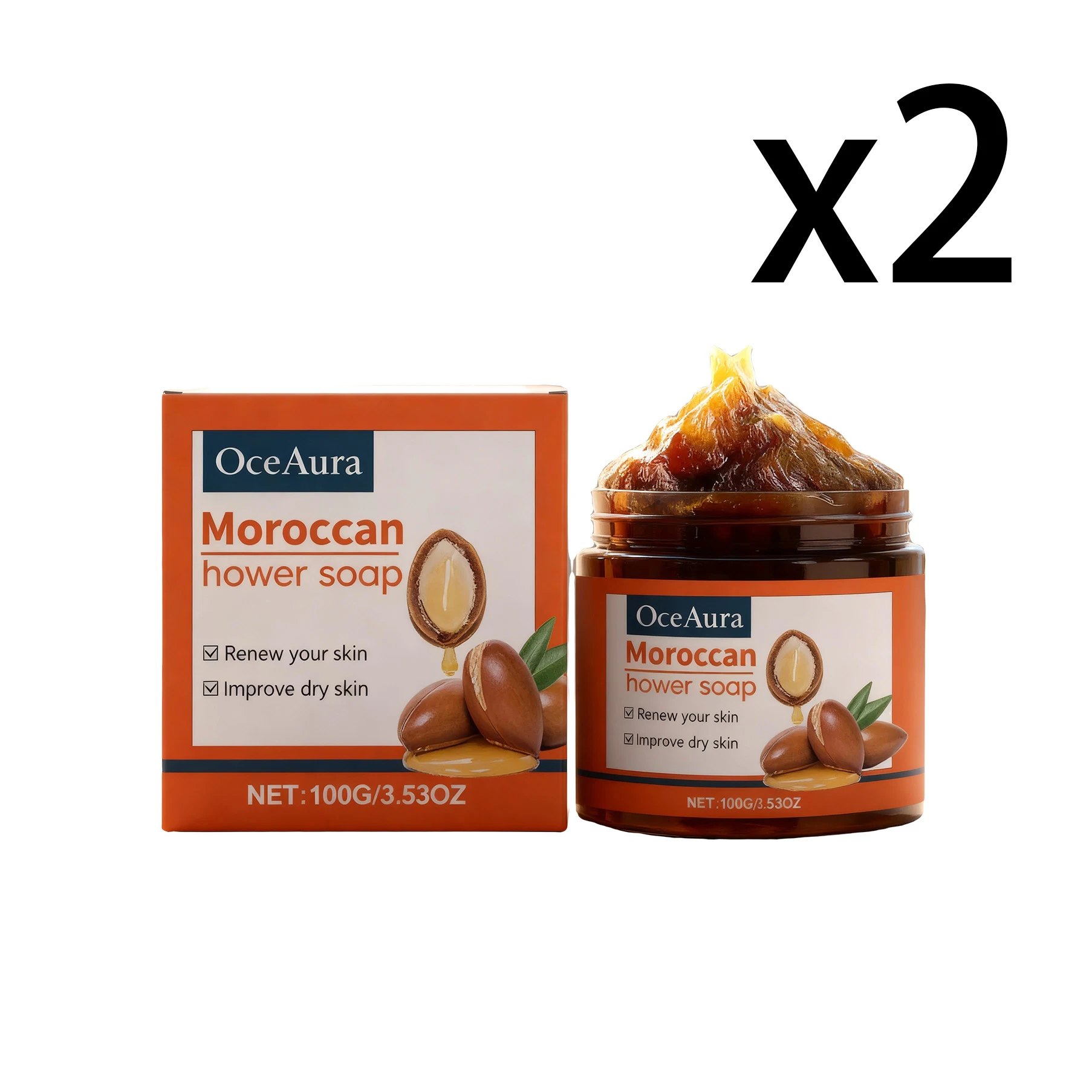 Moroccan Bath Soap For Deep Cleanse And Smooth Skin Body Wash_voghion.com