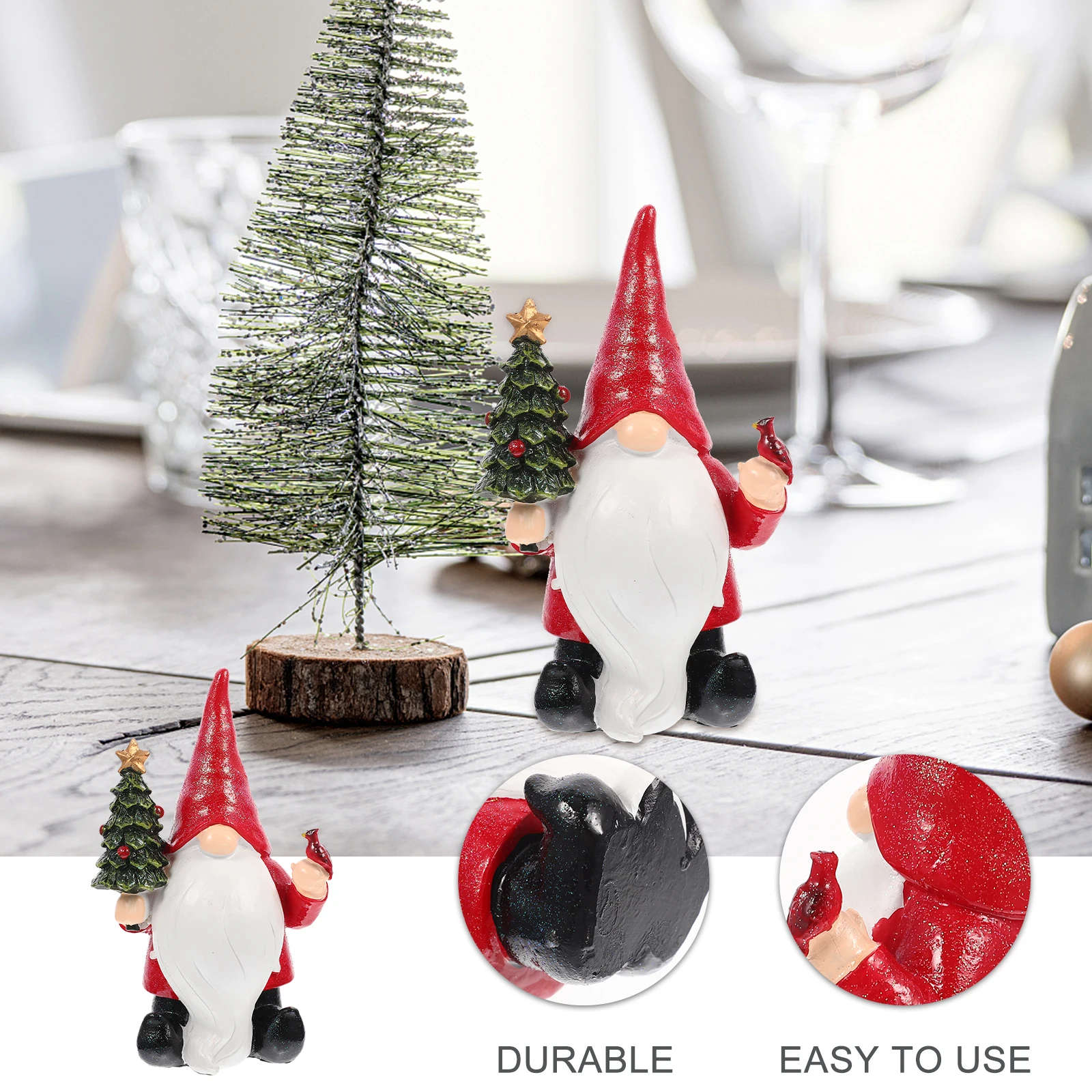 

Exquisite Resin Gnome Scene Adornment Christmas Garden Dwarf Decor Yard Decoration Resin Craft Ornament