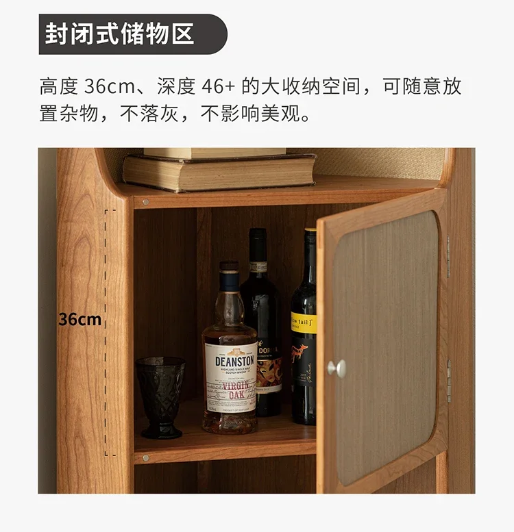 Retro solid wood corner rack floor corner cabinet corner cabinet