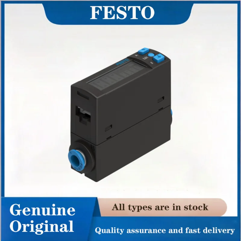 FESTO Flow sensors 8058465-SFAH-1U-Q4S-PNLK-PNVBA-L1 Gas flow sensor Suitable Suitable for compressed air monitoring