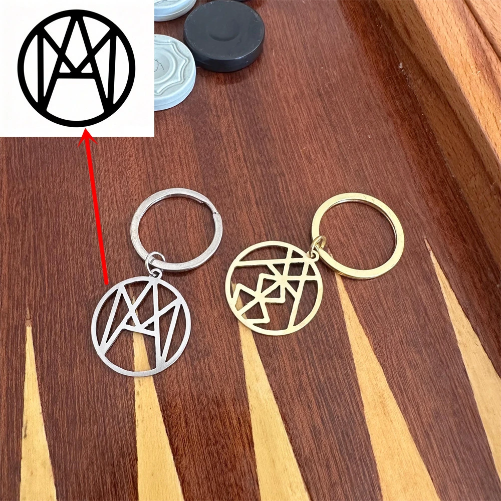 Personal Alarm Keychain - 스테인리스 스틸 소재의 이름 또는 로고가
