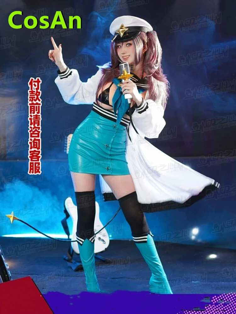 CosAn Anime Gushing over Magical Girls I admire magical girls Akoya Matama/Loco Mujica Cosplay Costume Halloween Activity