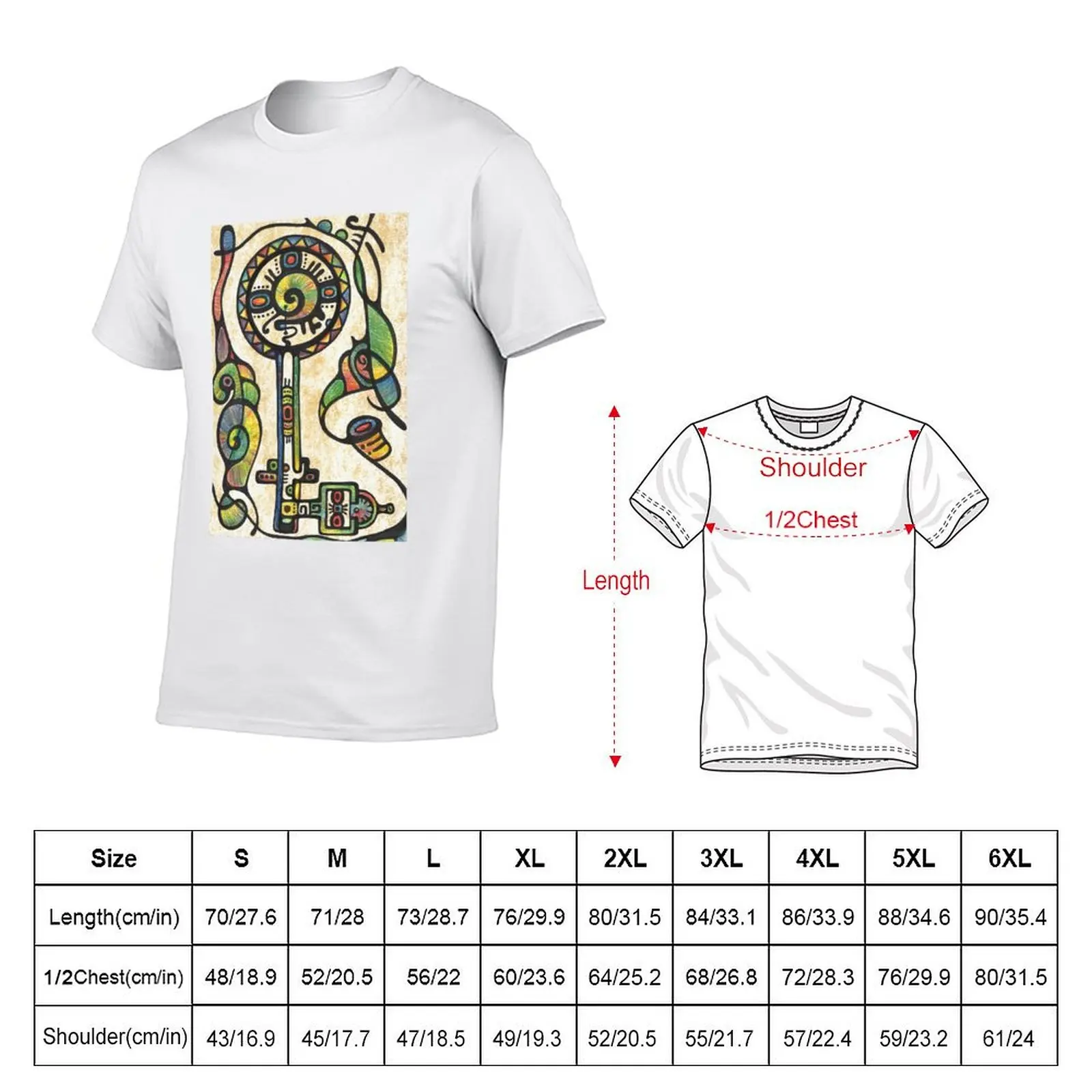 key2 T-Shirt t shirts for man graphic vintage g man t shirts for men T-Shirt