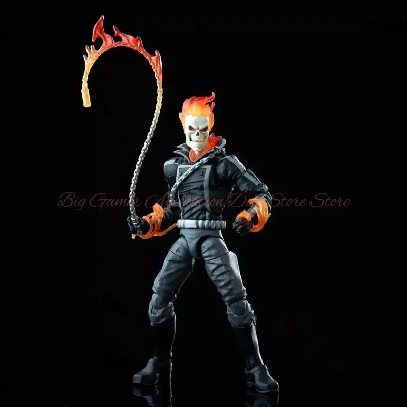 【In-stock】 Hasbro Marvel Legends Series 15cm Ghost Rider  Retro Action Comic Figure Nice Collectible Model Toy Gifts view 4