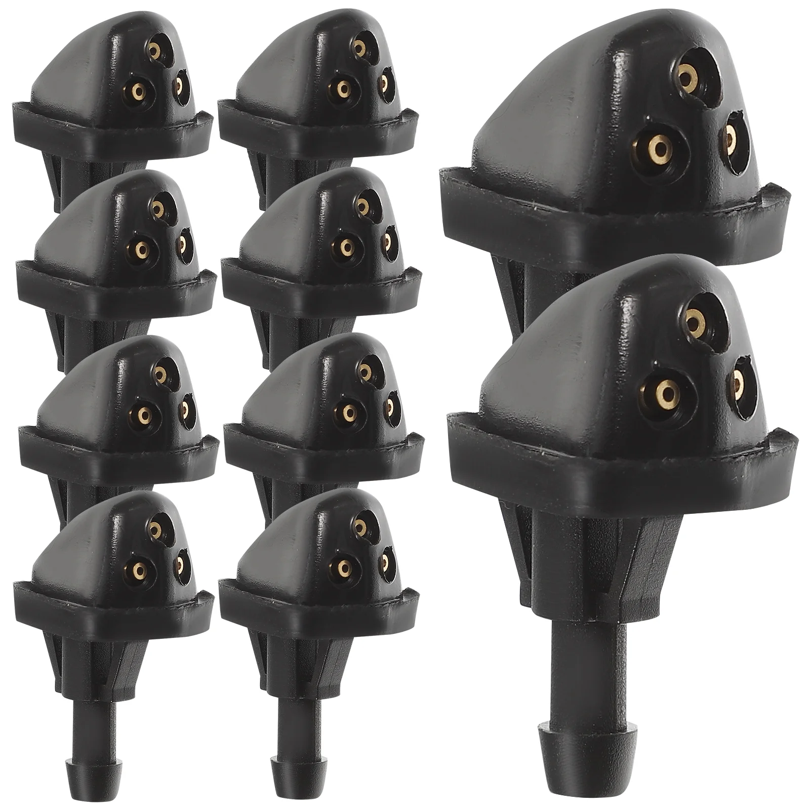 

10 Pcs Front Wiper Nozzle Cars Automotive Windshield Washer Fittings Replacement Nozzles Sprayer Glass