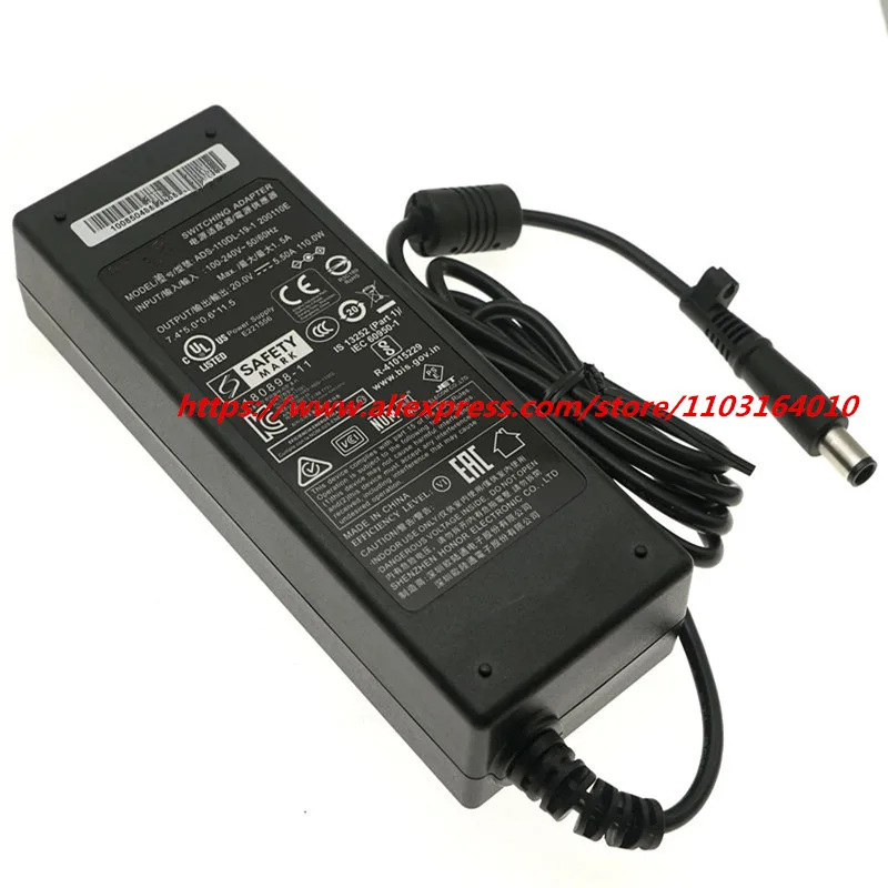 Echte 20V 5.5A 110W ADS-110DL-19-1 200110E AC Adapter Oplader Voor LaCie 2TB 1Big Dock SSD Pro 10TB Voeding