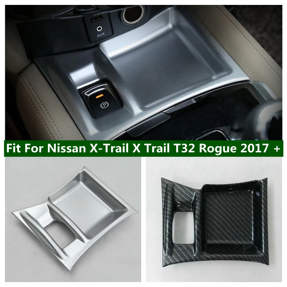 

Armrest Handrail Handbrake Parking Trim Cover Interior Car Accessories Fit For Nissan X-Trail X Trail T32 Rogue 2017 - 2020