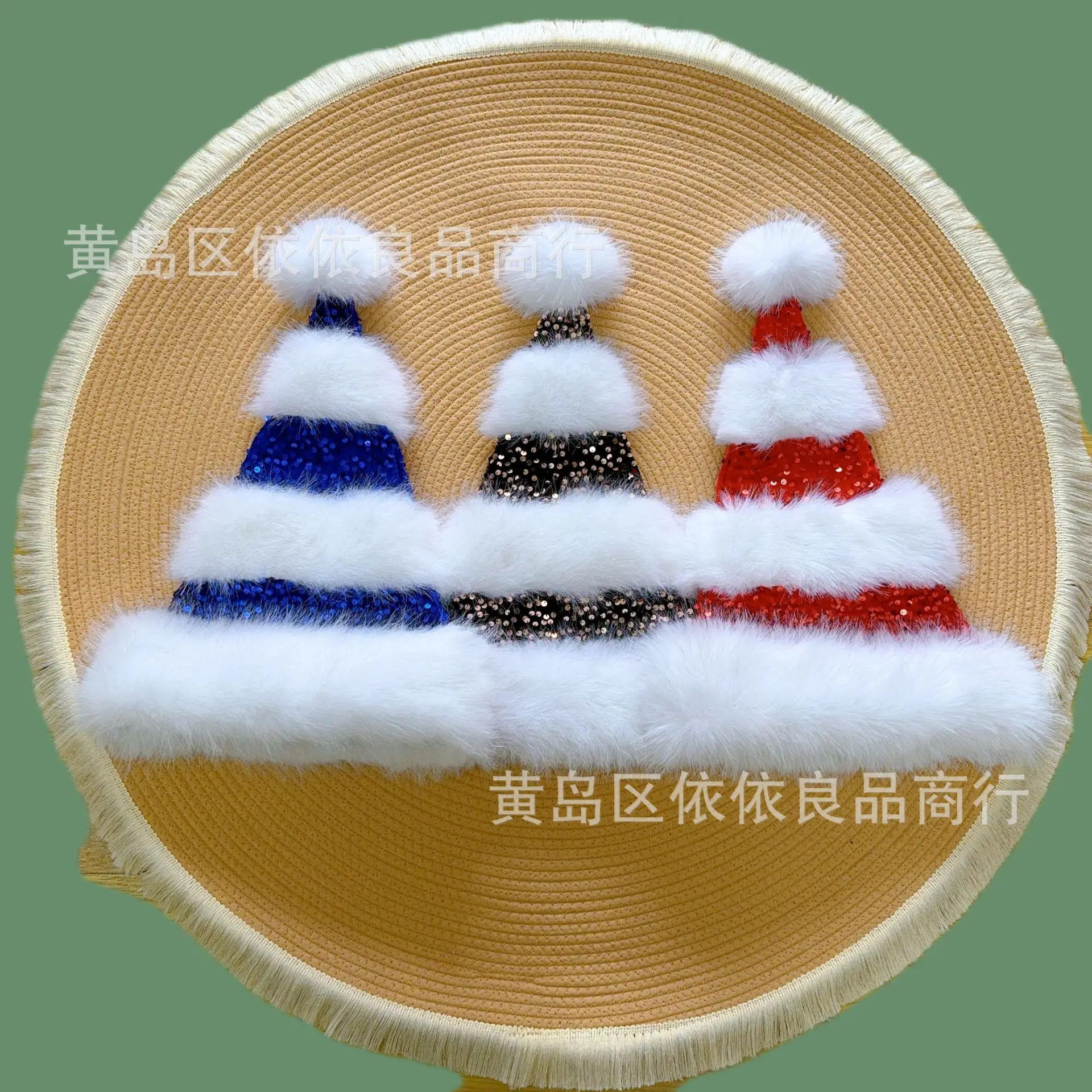 

Beanie Hat Skull Slouchy Unisex New Cap Brown Glitter White Men Women Plush Creative Christmas Adult Top Gorro Y2k 7M830