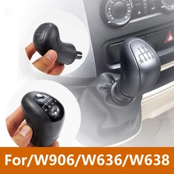 For Mercedes Benz Sprinter W906 2003 2006 2007 2008 2009-2013 Car LHD PU Leather Manual Shift Gear Knob Lever Gaitor Boot Cover