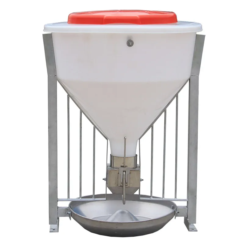 Pig trough 80kg granular special pig trough dry material automatic feeding stainless steel trough
