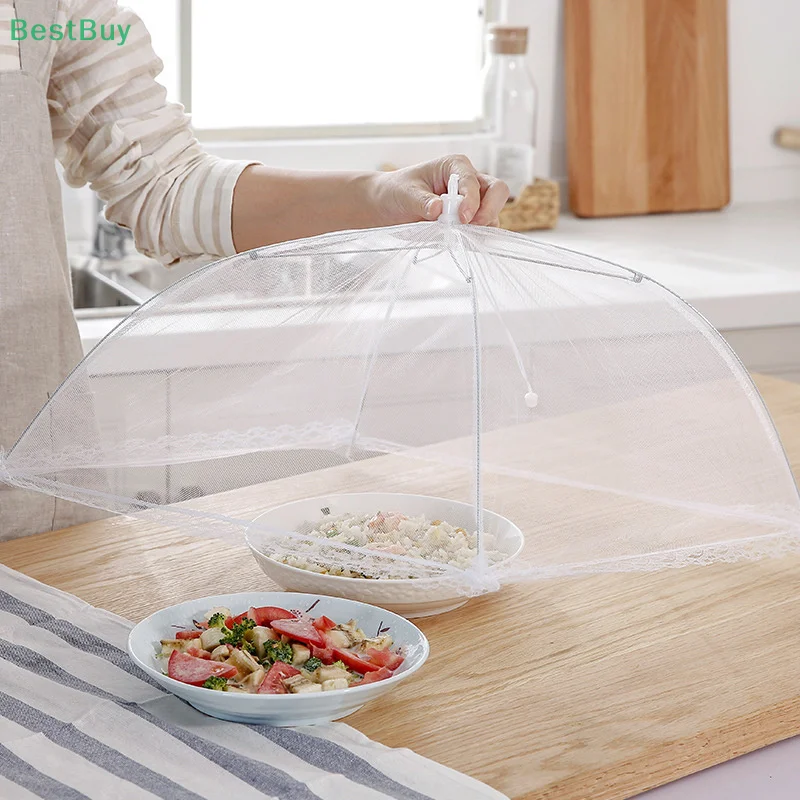 1PC Dining table cover vegetable cover home foldable table cover new dust and fly proof