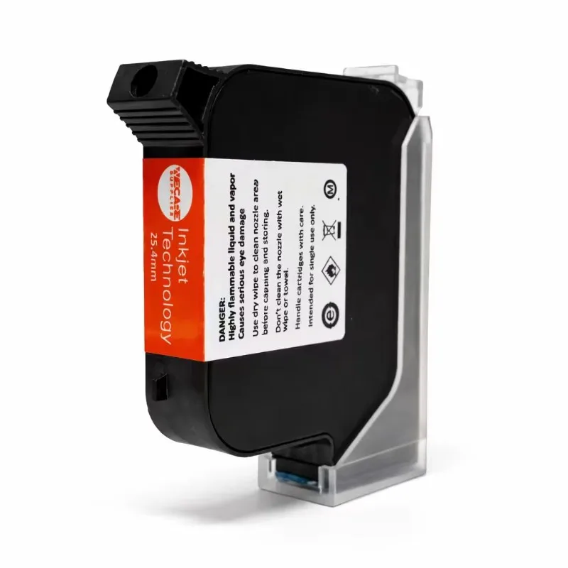 WECARE Fast Dry Solvent Ink Cartridge 25.4mm For TIJ Portable Handheld Date Coding Printer