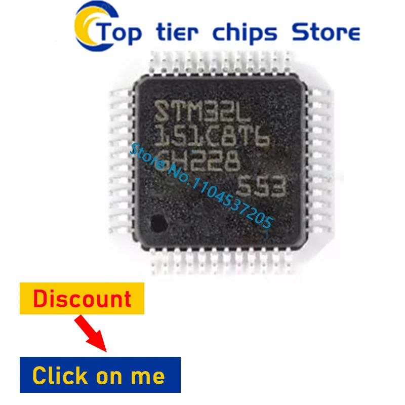 

(10piece)100% New STM32L151C8T6 STM32L151CBT6 STM32L151C8T6A STM32L151CBT6A QFP-48