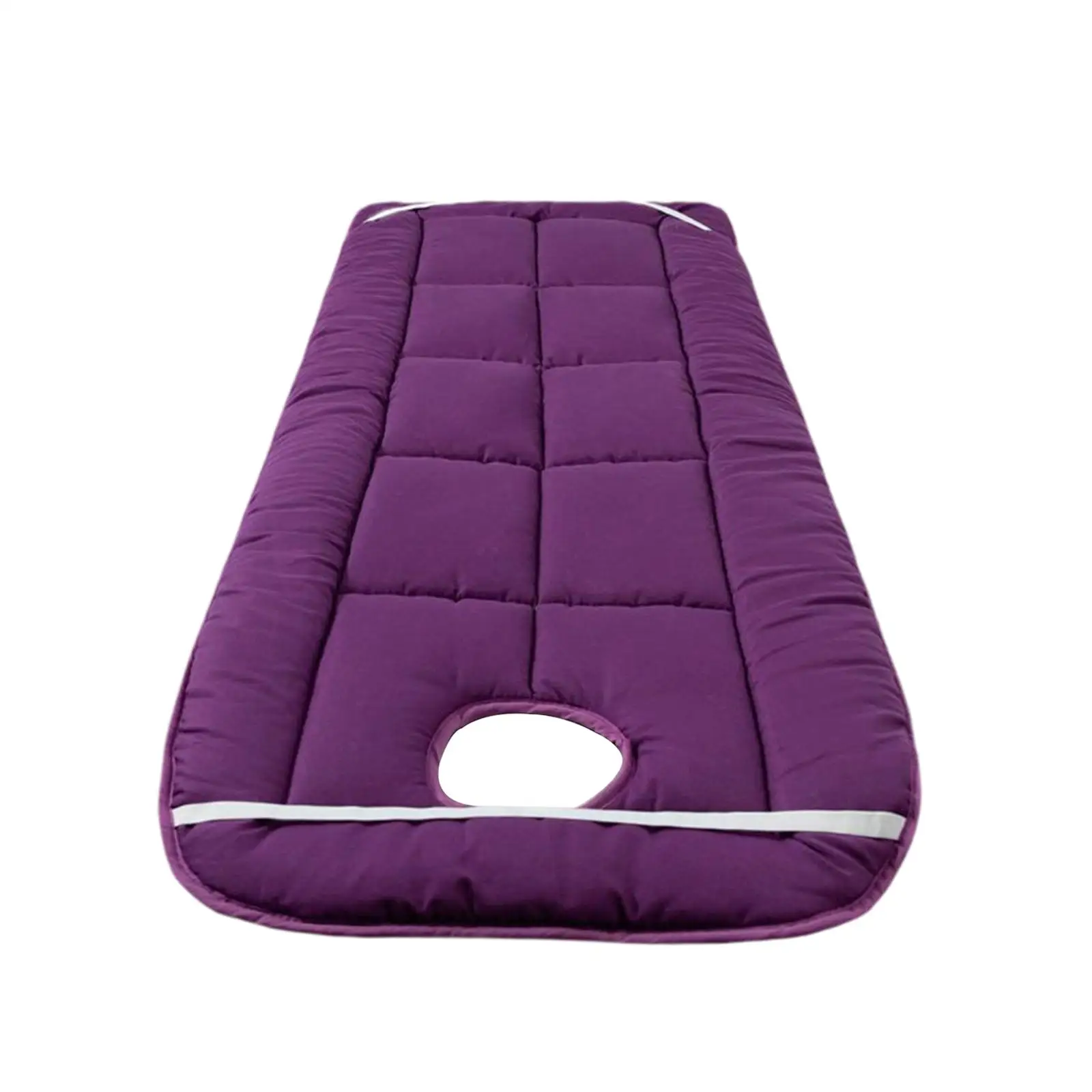 

SPA Massage Table Pad Soft Bed Mat for Bathrooms Guesthouses Massage Parlors Purple