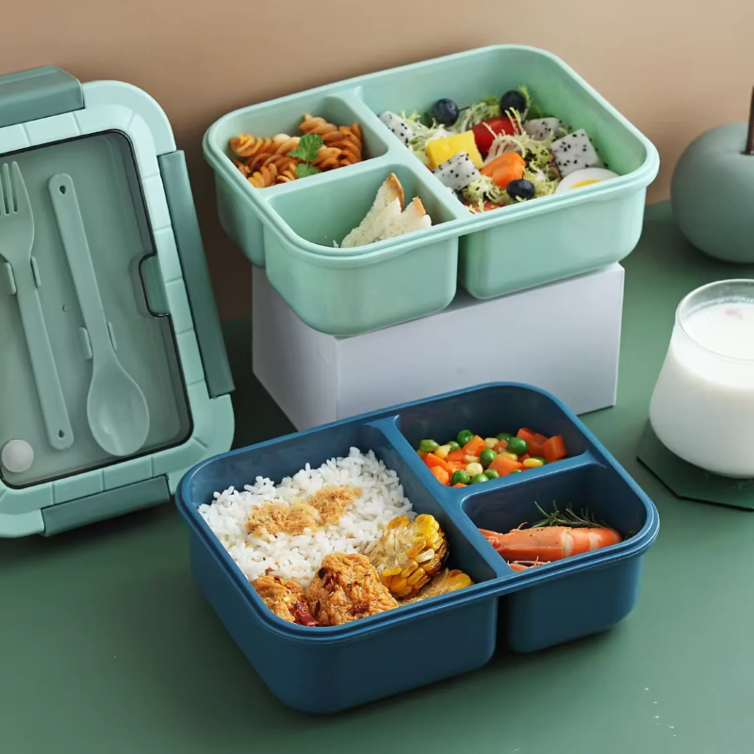 

Stainless Bento Thermal Silicone Insulated Children Tiffin School Thermo Lunch Enfant Kids Adult Set