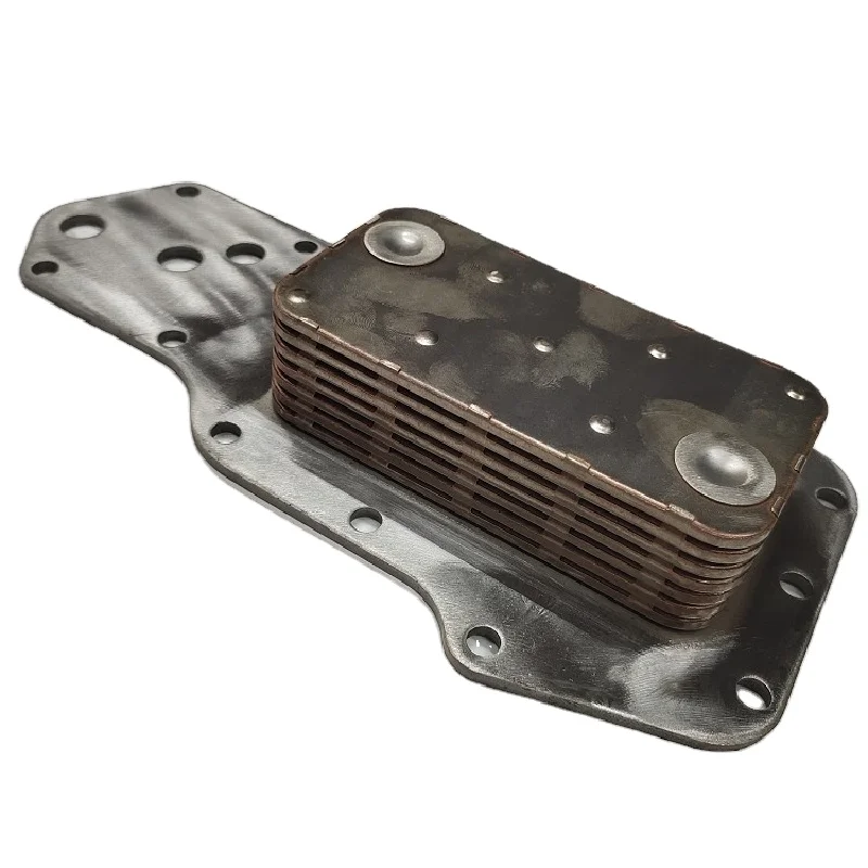 For Komatsu PC200-6 PC200-8 Diesel Oil Cooler Core Radiator Core 8p oil cooler core QSB6.7 6BT 4BT 6D102 Excavator Parts