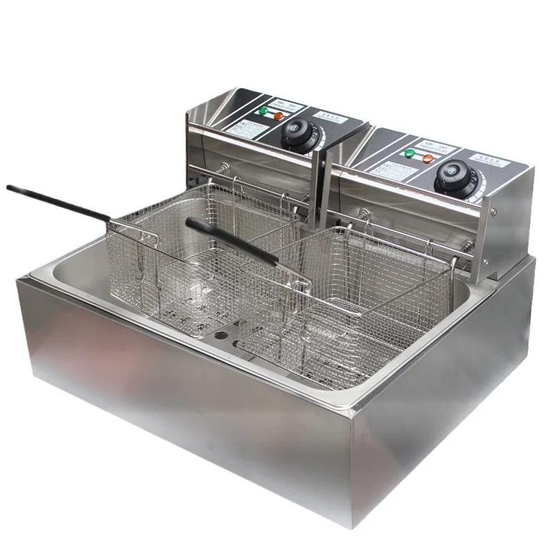 

Commercial electric fryer, large capacity stainless steel electric fryer