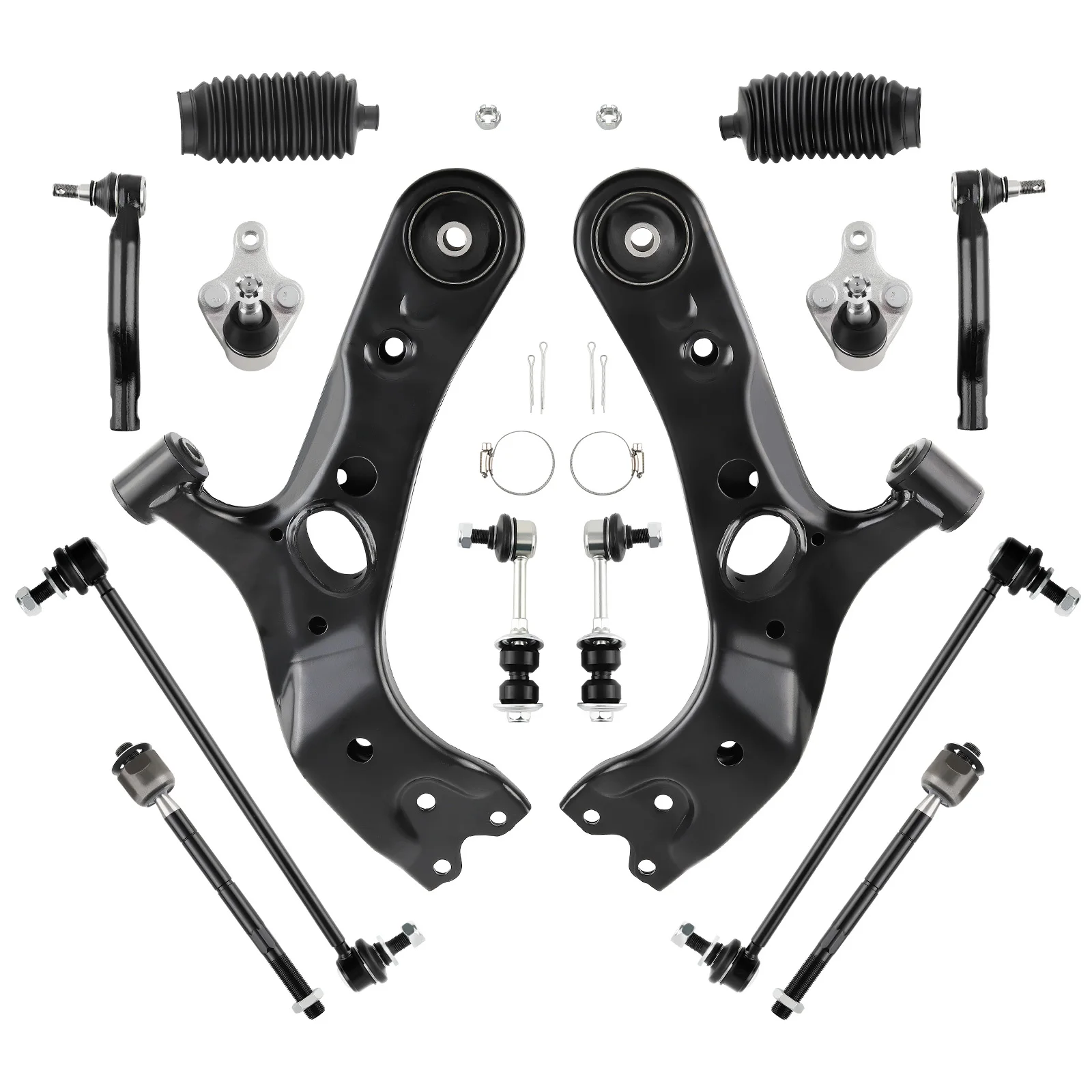 MaXpeedingrods Front Rear Lower Control Arm With Ball Joints Tie Rod Sway Bar For Toyota RAV4 2006 - 2018 All Models K620587