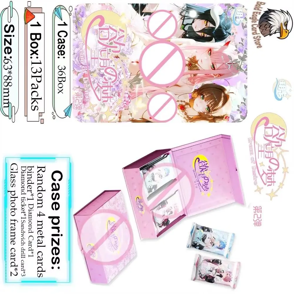Wholesale New YueKa Dream of Desire Vol.2 Goddess Card Sexy Cute Anime Waifu Collectible Trading Cards Game Cards Collection Toy