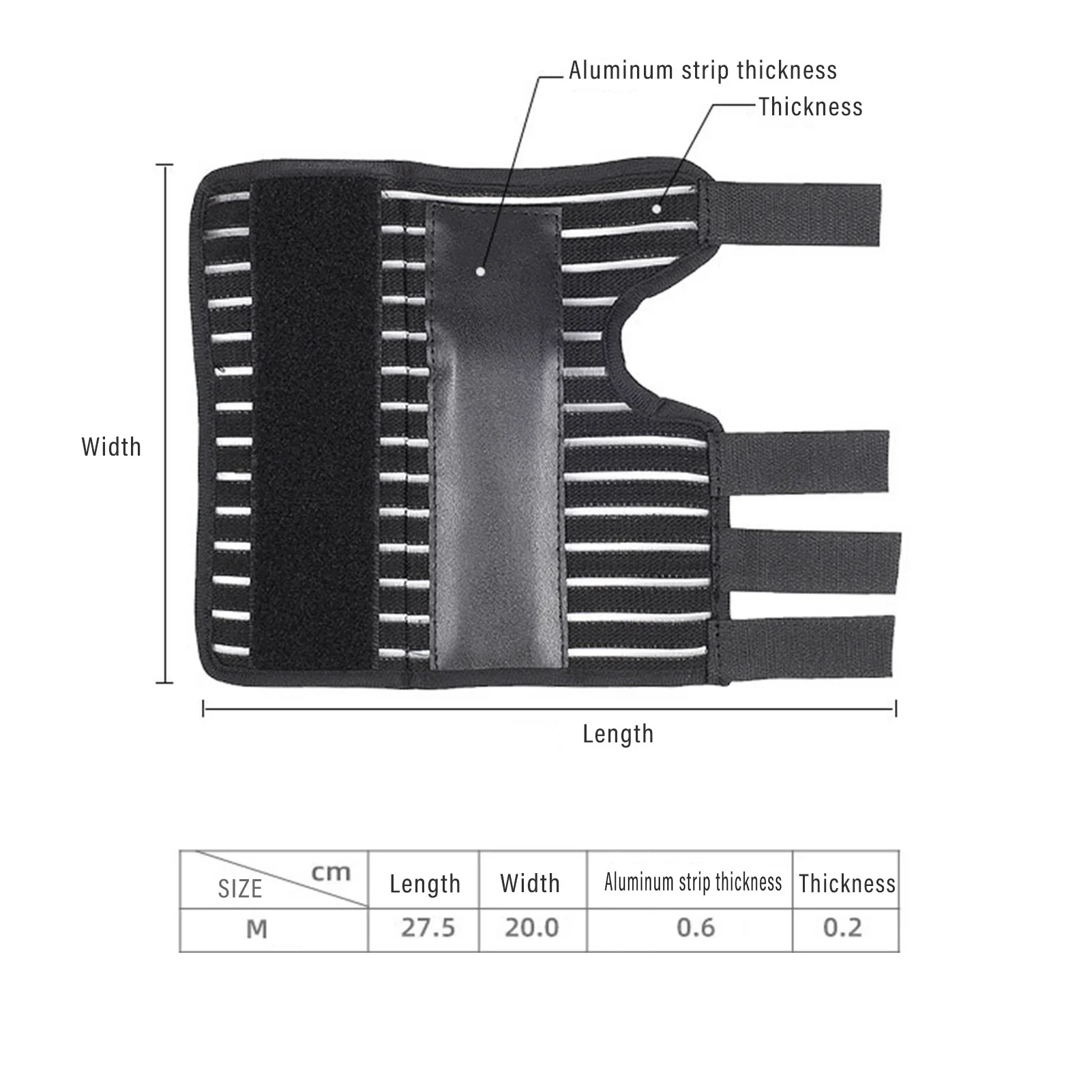 1 pz supporto per il polso per basket fitness protezione distorsione articolare stabilizzatore del braccio per la prevenzione e il recupero delle infortuni sportive