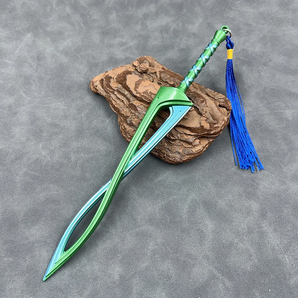 Épée de Divinité Féroce 21 cm Link LoZ, Modèle Entièrement Métallique, Article de Jeu, Ornement de Maison, Équipement de Figurine 1:6, Artisanat de Collection, Jouet pour Garçon
