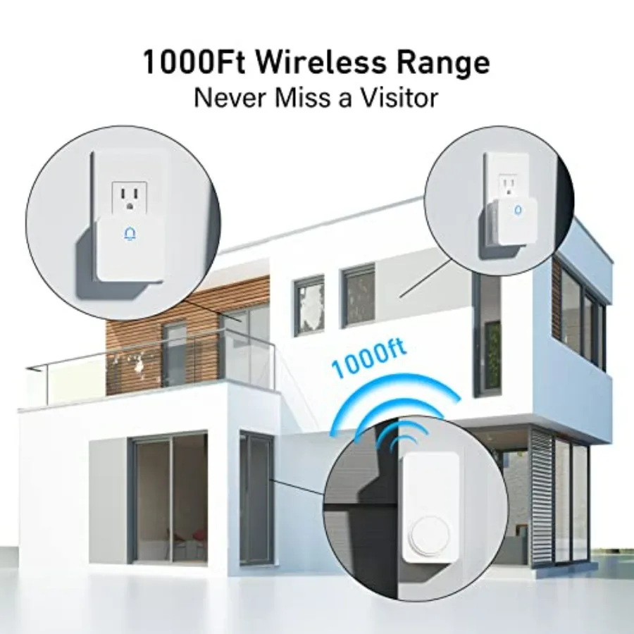 wireless doorbell range demonstration