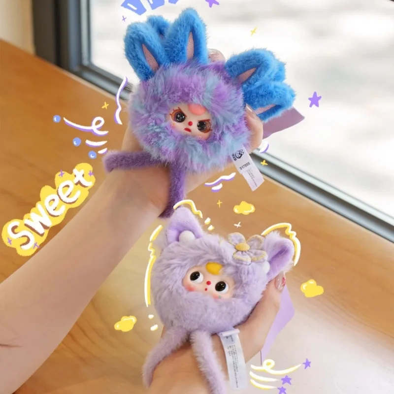

Baby Three Wrist Strap Series Blind Box Kawaii Mini Vinyl Plush Doll Mobile Phone Lanyard Bag Pendant Trendy Toy Girls Gift