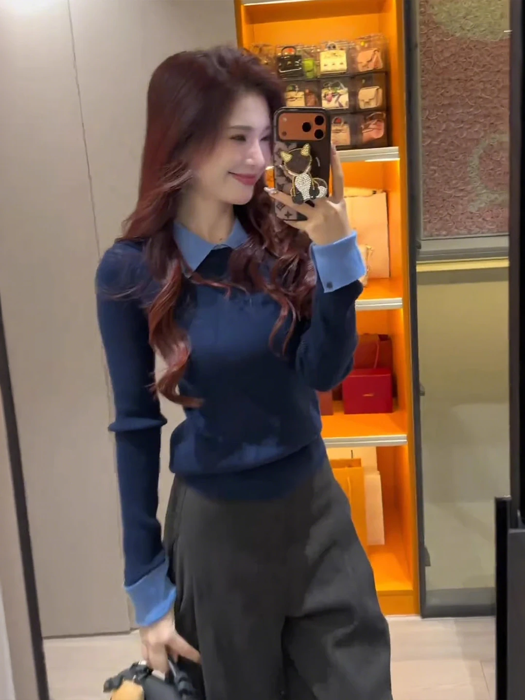 

Корейский вязаный свитер Sle Ne, женский осенне-зимний облегающий свитер с внутренним слоем, свитер Sweet Sle Regular Sve